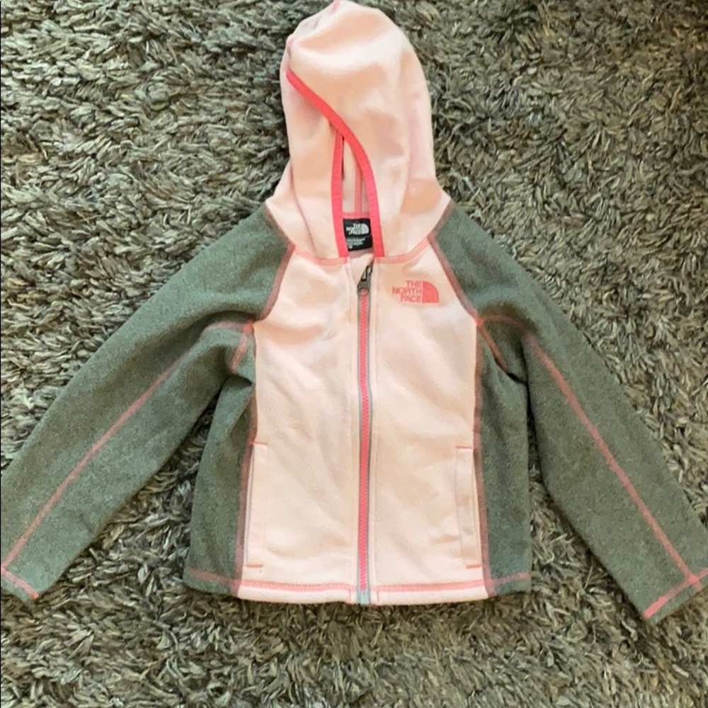 Toddler North Face glacier fleece hoodie